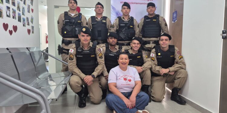 Polícia Militar participa de campanha de doação de sangue em Formiga