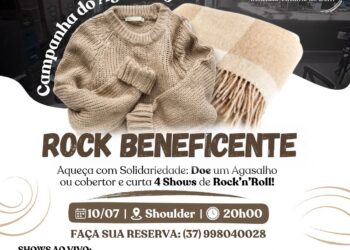 Rock e solidariedade se unem em evento beneficente na próxima quinta-feira