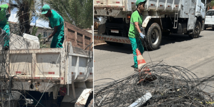 Cemig já retirou mais de 16 toneladas de cabos irregulares de telecomunicação em postes em 2025