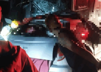 Acidente entre ônibus de romeiros e carro de passeio deixa 5 mortos na MG-122, no Norte de Minas