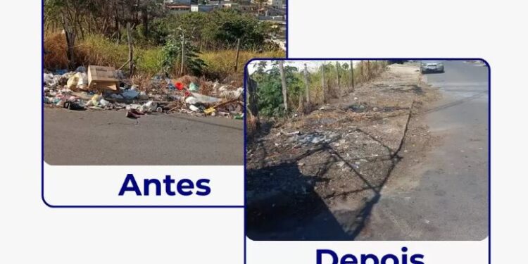 Prefeitura de Formiga realiza limpeza nos bairros Saudade e Geraldo Veloso e reforça apelo por consciência coletiva