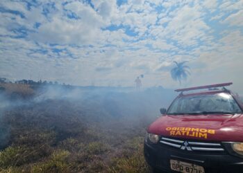 Bombeiros controlam incêndio às margens da MG-050 em Formiga