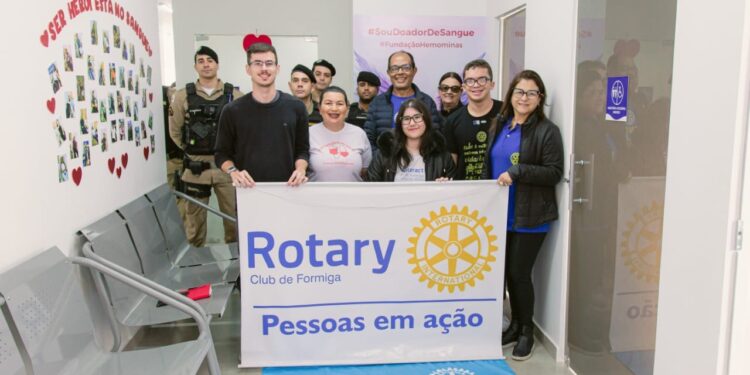 Rotary Club de Formiga supera meta em campanha de doação de sangue