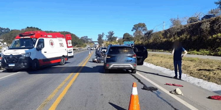 Motociclista de 61 anos morre em colisão frontal na BR-354, em Campo Belo