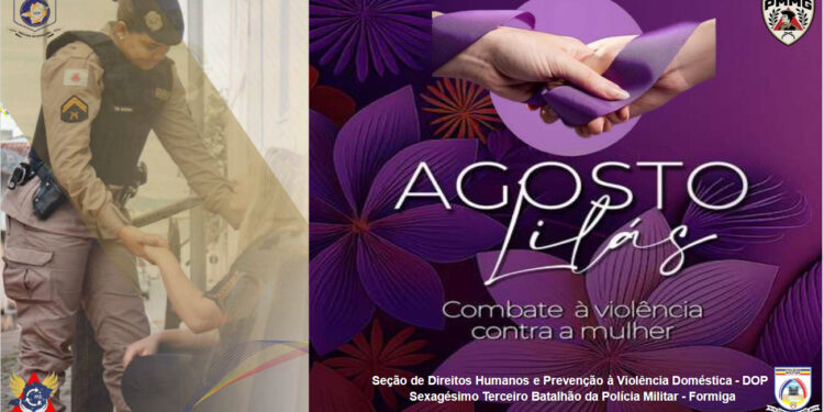 Agosto Lilás: PMMG intensifica combate à violência contra a mulher em Minas Gerais