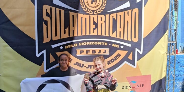 Atleta mirim do Tatame do Bem conquista cinturão no Campeonato Sul-Americano de Jiu-Jitsu em Belo Horizonte