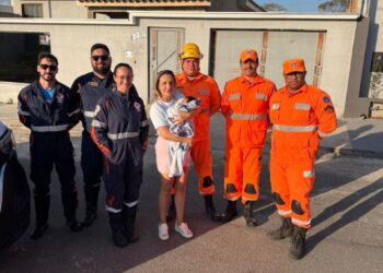 Recém-nascido com possível obstrução respiratória é socorrido pelo Corpo de Bombeiros em Campo Belo