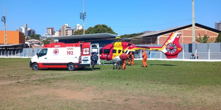 Idoso tem mais de 80% do corpo queimado por explosão de pólvora em Pará de Minas