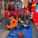 Alunos do projeto social ‘Bombeiro Mirim’ de Piracema visitam Pelotão de Bombeiros de Oliveira