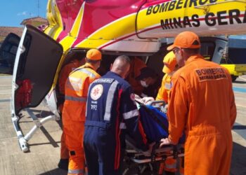 Transferência Inter-Hospitalar de paciente com queimaduras graves é realizada pelo Corpo de Bombeiros