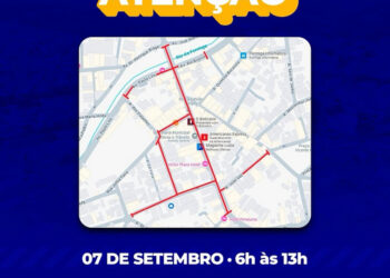 Vias do centro de Formiga serão interditadas para o Desfile de 7 de Setembro