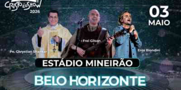 Ingressos para o “Cristo é o Show 2026”, no Mineirão, estão esgotados