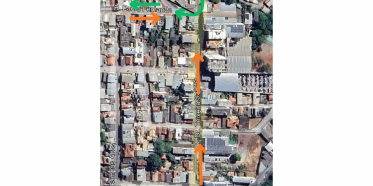 Trecho da Rua Dr. Teixeira Soares terá mão única a partir de segunda-feira