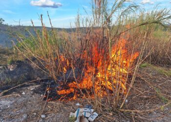 Dois incêndios são registrados em rodovias de Formiga em menos de 5h nessa quinta-feira