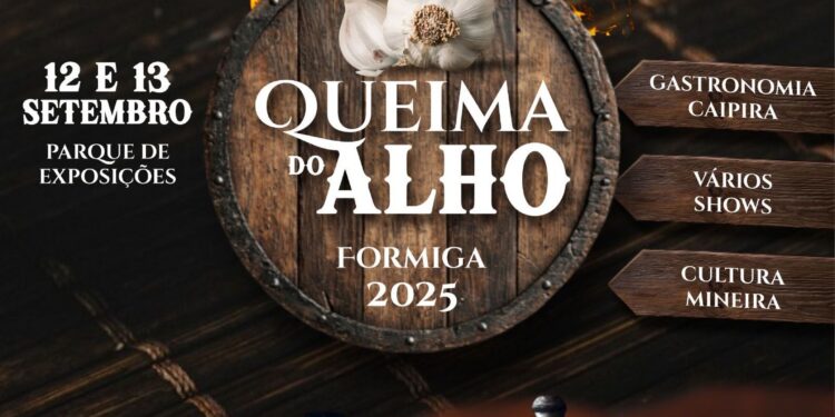 Tradição e boa música se encontram na 1ª Queima do Alho do MR Produções em Formiga