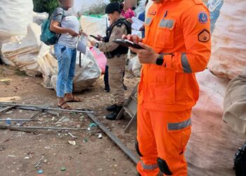 Corpo de Bombeiros e Polícia Militar realizam operação de fiscalização integrada em Oliveira e Campo Belo