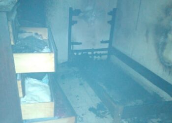 Incêndio atinge quarto de residência e mobiliza Corpo de Bombeiros em Formiga