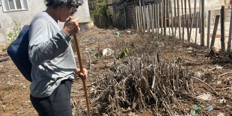 Equipe de Endemias realiza ação de limpeza em áreas públicas de Córrego Fundo