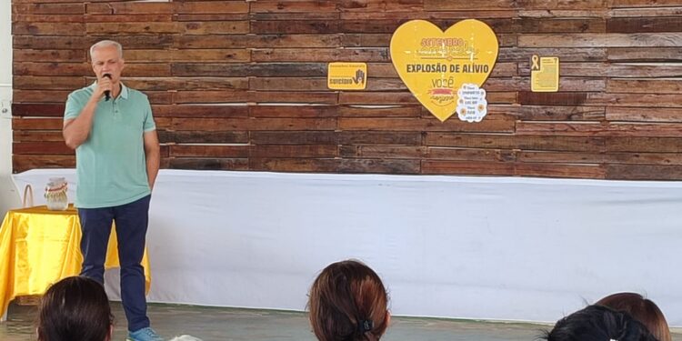 Córrego Fundo: Grupo Viva Mulher recebe palestra sobre Setembro Amarelo