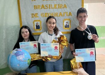 Alunos de Córrego Fundo conquistam bronze na Olimpíada Brasileira de Geografia