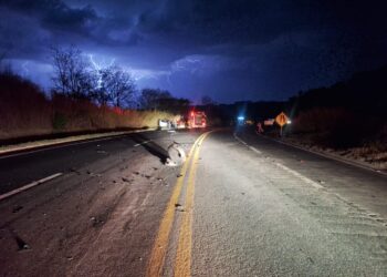 PMRv divulga informações sobre acidente na MG 050, em Córrego Fundo