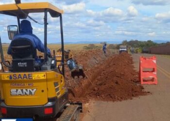 SAAE inicia obra para reforçar abastecimento de água na região do FIC em Formiga