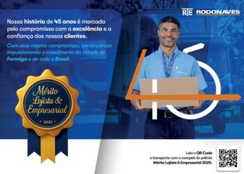 Rodonaves celebra seus 45 anos, com mais um reconhecimento: Mérito Lojista e Empresarial, pela unidade de Formiga