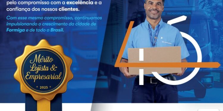 Rodonaves celebra seus 45 anos, com mais um reconhecimento: Mérito Lojista e Empresarial, pela unidade de Formiga