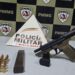Polícia Militar apreende arma de fogo e munições em Arcos