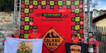 Atletas de Formiga se destacam na Calhau Trail em Carmo do Cajuru