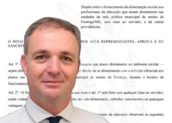 Vereador Cid Corrêa apresenta projeto que garante alimentação escolar a todos os profissionais da educação de Formiga