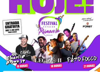 Festival Estação Primavera movimenta Formiga neste sábado com música, gastronomia e solidariedade