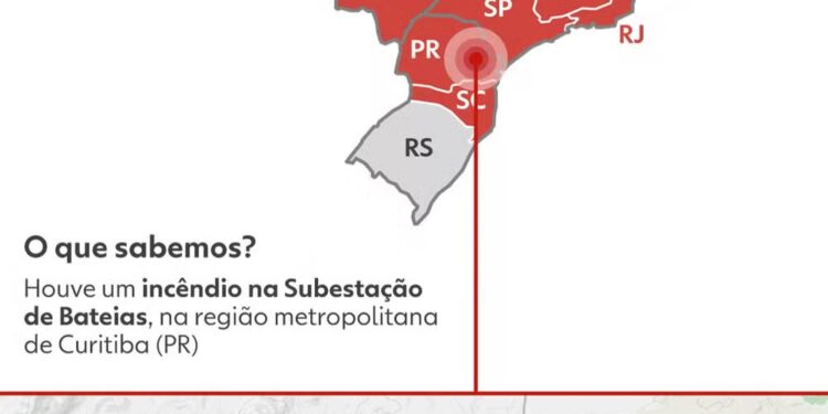 Apagão durante a madrugada deixa Formiga e boa parte do país sem energia
