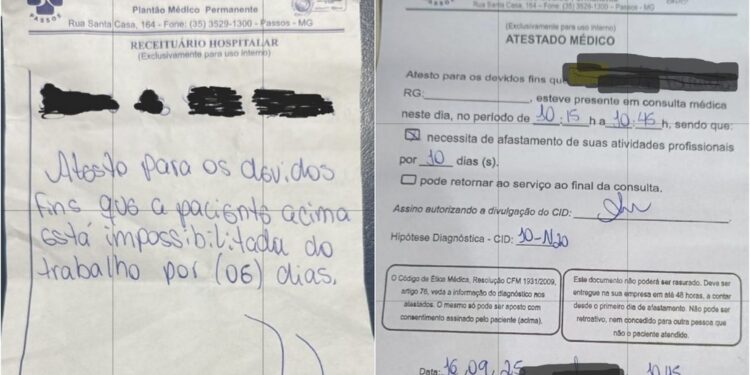 Polícia Civil investiga venda de atestados médicos falsos com nomes de profissionais da Santa Casa de Passos