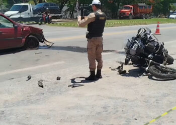Motociclista de Belo Horizonte fica ferido em acidente na MG-050, em Formiga