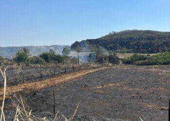 Incêndio em vegetação atinge Estação Ecológica do Corumbá em Arcos