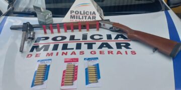 Dupla é presa por furto e posse ilegal de armas em zona rural de Formiga