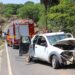 Grave acidente em Carmo do Cajuru deixa quatro pessoas feridas