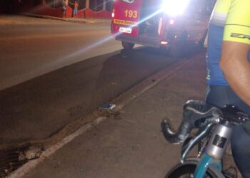 Adolescente sofre ferimentos na face e tem dentes amolecidos após colisão entre bicicletas na Av. Geraldo Almeida