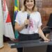 Palestra emociona e inspira: Servidora Simone Cotrim usa a Tribuna da Câmara para falar sobre prevenção e fé no Outubro Rosa