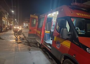 Colisão entre motocicletas deixa um ferido na Rua Agostinho Teles de Castro em Formiga