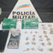 PM prende casal e apreende grande quantidade de drogas em abordagem no bairro Novo Horizonte em Formiga
