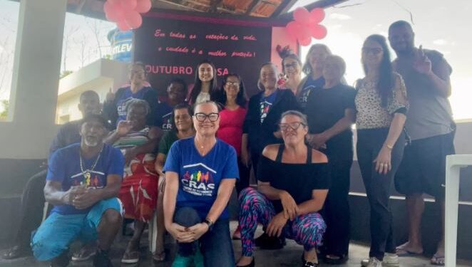 Prefeitura de Formiga realiza ação alusiva ao Outubro Rosa no CRAS I