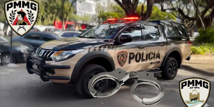 Polícia Militar cumpre mandado de prisão no bairro Areias Brancas, em Formiga