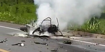 Grave acidente na BR-354 deixa vítima fatal na manhã deste domingo