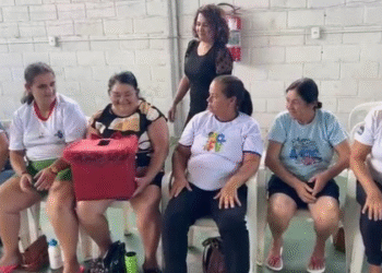 Córrego Fundo: Dinâmica de Natal é realizada com grupo Viva Mulher