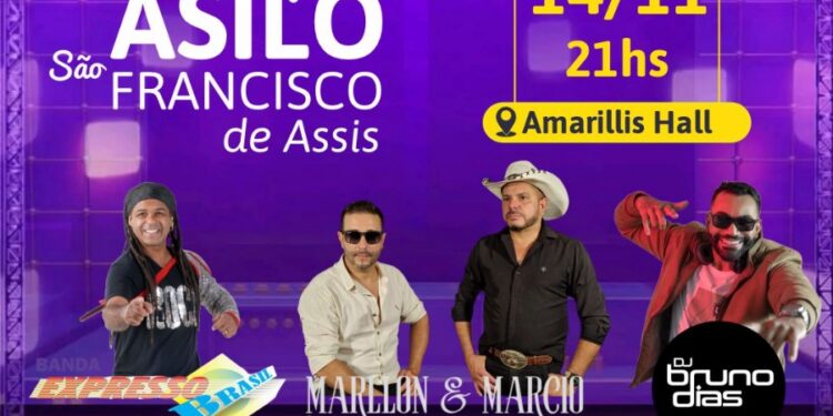 Segunda edição do ‘Baile Reviver’ acontece em 14 de novembro em prol do Asilo São Francisco de Assis