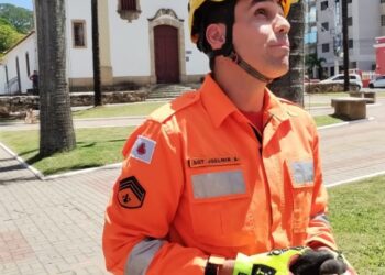Bombeiros resgatam filhote de tucano na praça central de Campo Belo