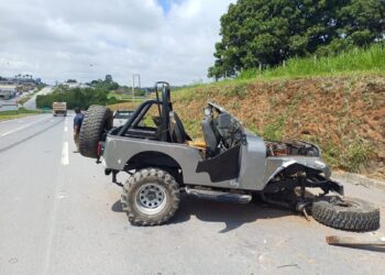 Formiga: Corpo de Bombeiros divulga detalhes sobre acidente na MG-050 que deixou homem ferido