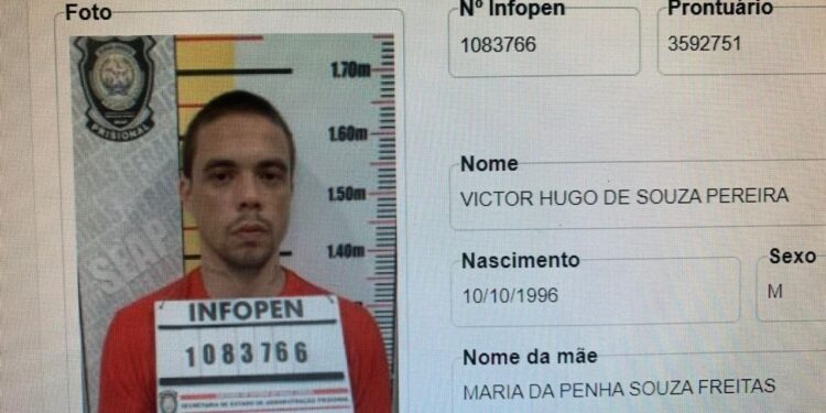 Detento foragido da Penitenciária de Formiga é recapturado em distrito de Pedra do Indaiá